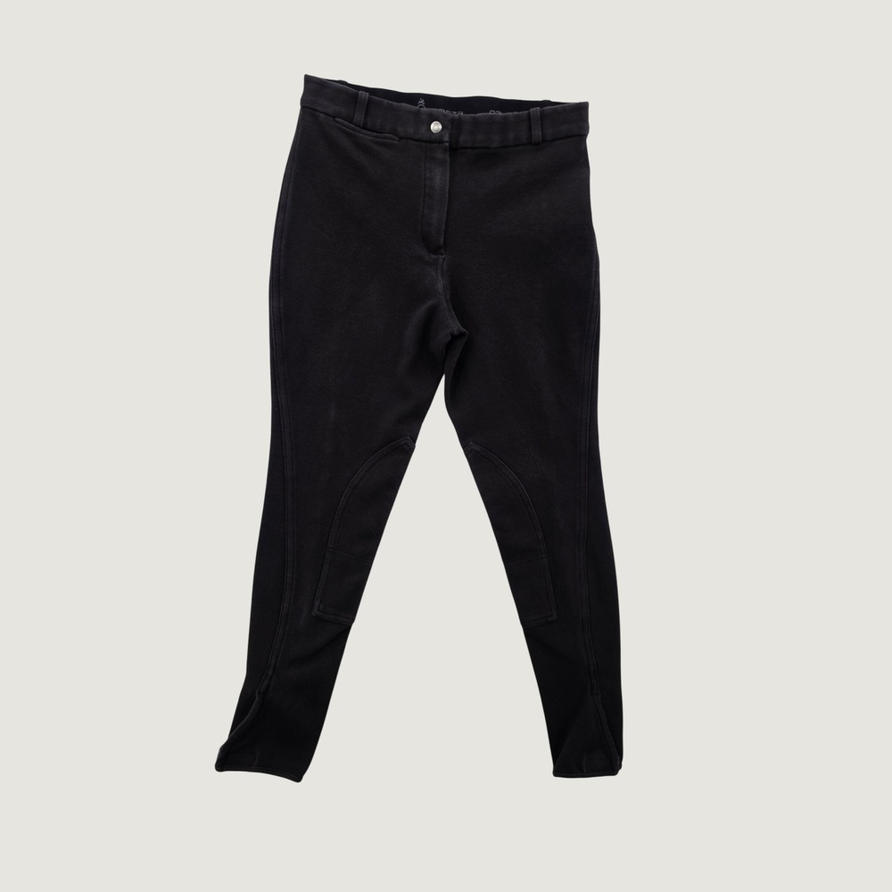 Fouganza Black Equestrian Riding Breeches Pants Women 29-30 Horse Riding Gear